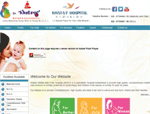 Tablet Screenshot of khatavhospital.com